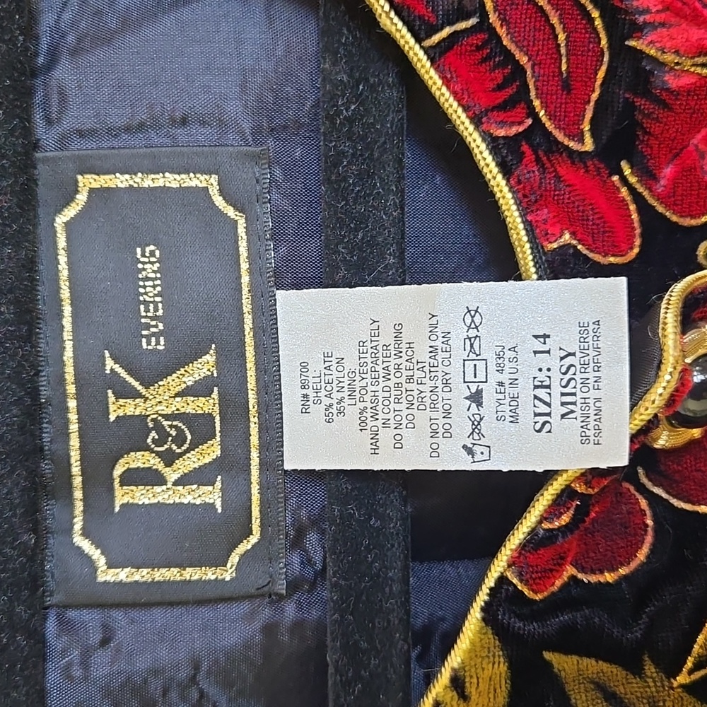 Vintage RK Evening Jacket - Picture 3 of 11